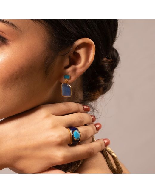 GEM BAZAAR Women's Turquoise Blue