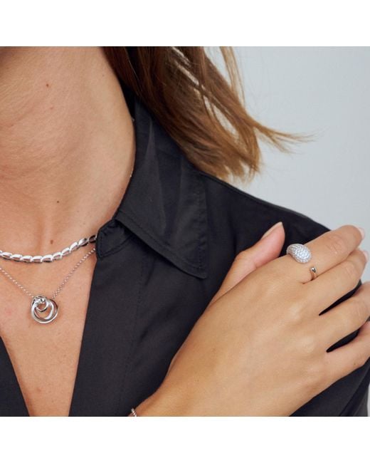 Sif Jakobs Jewellery Metallic Necklace Spirale Pianura