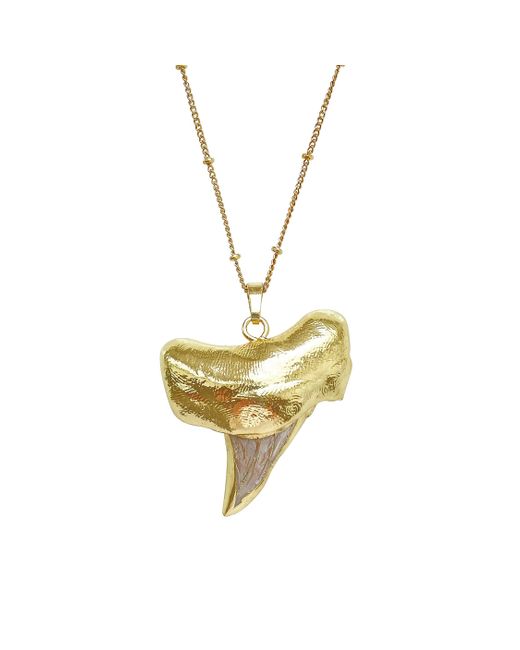 Smilla Brav Metallic Shark Tooth Necklace Ocean