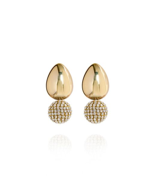 Saule Label Metallic Tulia Glam Earrings