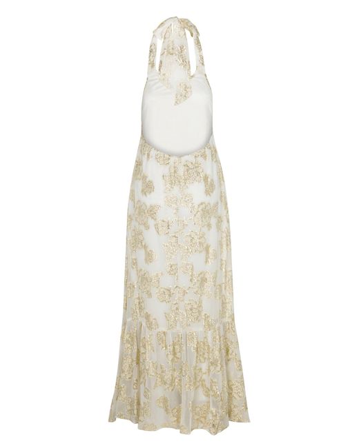 Meghan Fabulous White Golden Hour Halter Dress