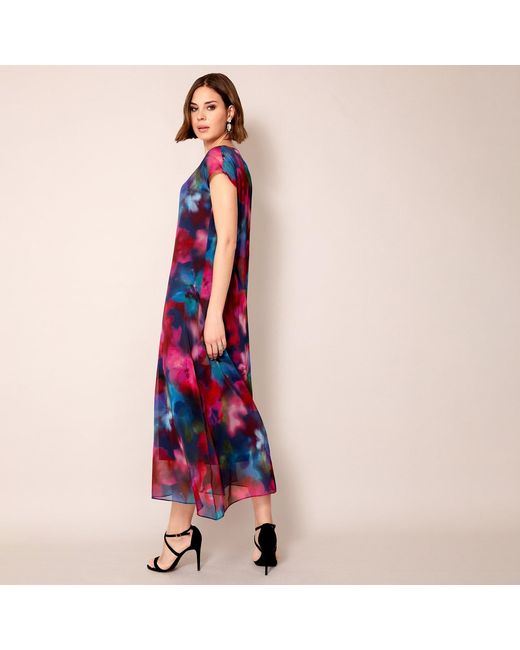 Alie Street London Red Sasha Maxi Dress Moonlit Florals