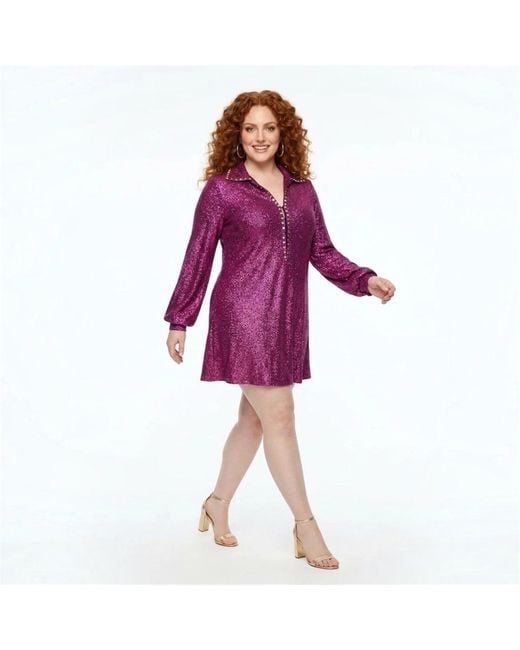 Laura Citron Purple Fuchsia Fever Dress