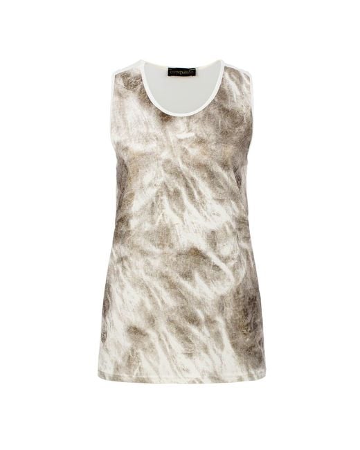 Conquista Natural Neutrals Soft Marble Elegance Tank Top