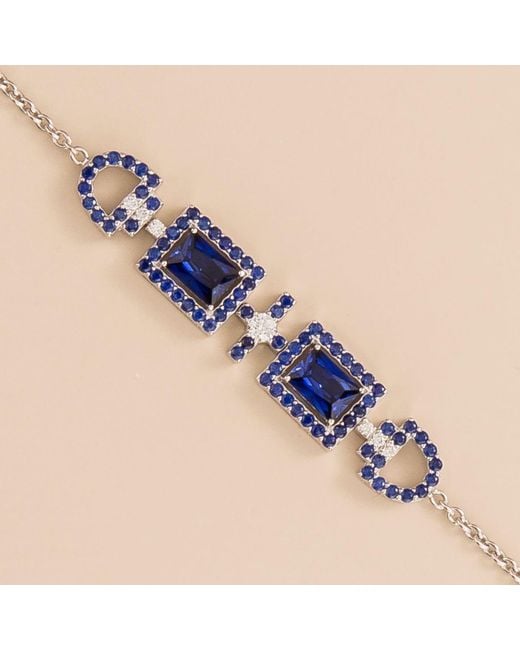 Juvetti Blue Ciceris Bracelet Sapphire & Diamond