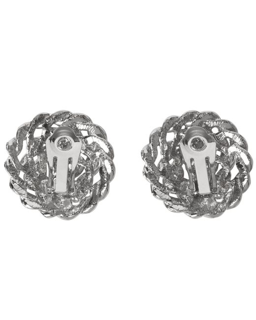 Caramel Vintage Jewellery Metallic Vintage Plated Edna Earrings