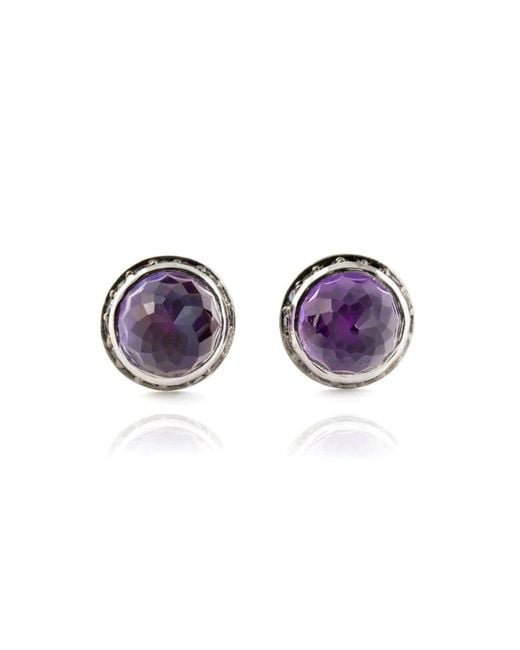 The Jewellery Store London Purple Istanbul Secret Amethyst And Spinel Studs