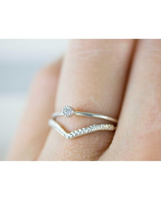 Lee Renee White Wheat Ring