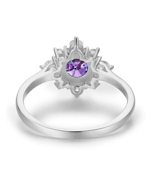 Azura Jewelry New York Blue Desert Blossom Alexandrite Ring Vermeil