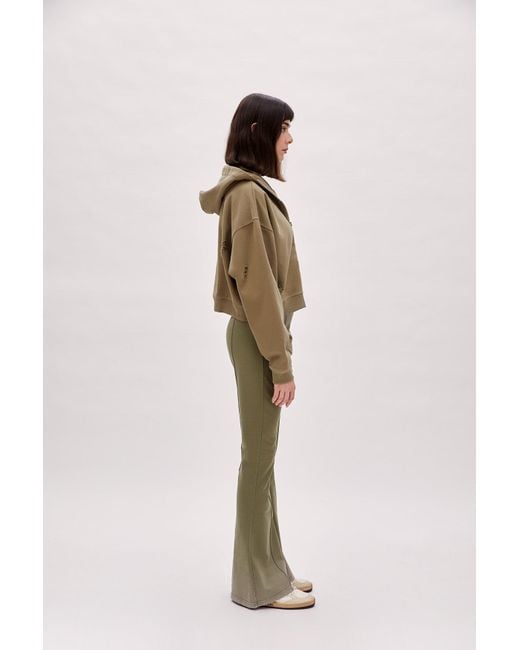 Pcfg Natural Destroyed Zip Up Hoodie
