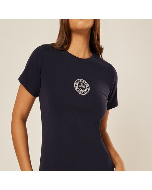 Be Athletica Blue Health Club Tee