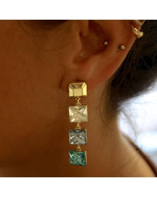 1610Istanbul White Bosphorus Palace Earrings