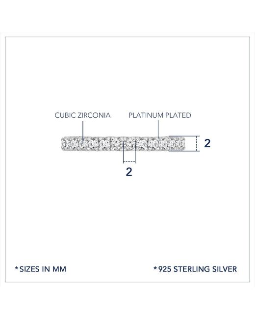 Diamonbliss Metallic Marilyn Monroe Thin Eternity Band