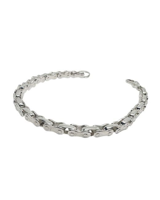 Tg-Jewellery by Tamara Gervasio Metallic Handcrafted Sterling Biker Link Bracelet – Lost Wax Cast for men