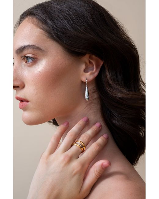 Zynnia Collective Metallic Everyday Teardrop Dangles