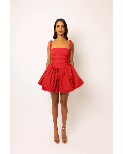 Amy Lynn Red Alexa Cherry Puffball Mini Dress
