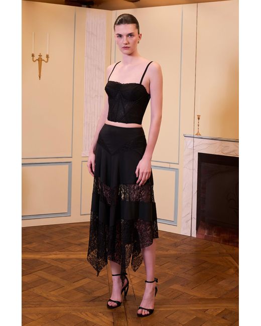 Pcfg Black Daydreamers Structured Lace Corset