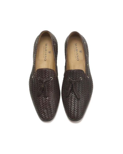 Mariano Shoes Gray Galé Loafers for men