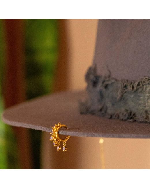 Shaded the Label Gray Pendower Slate Fedora Hat With Sterling Jewellery