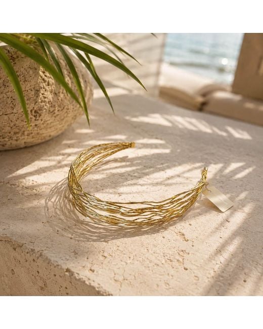 Rare Matters Jewelry Metallic Hammered Wire Headband