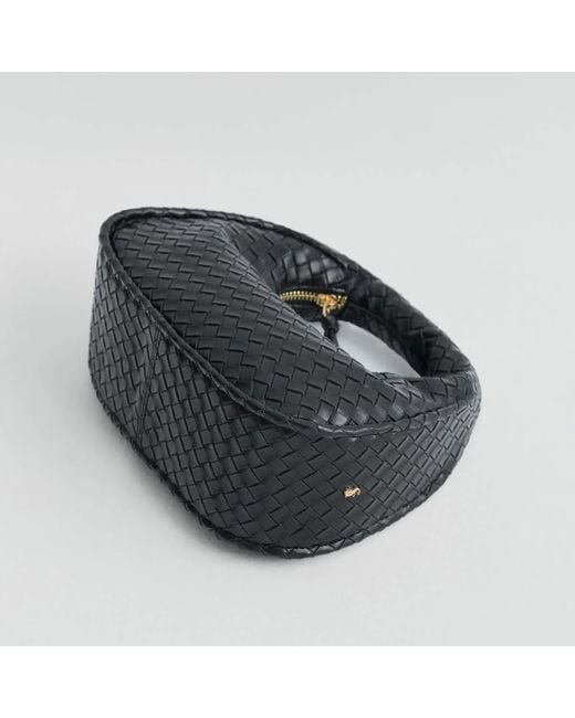 Sd Collection Black Joli Leather Mini Bag