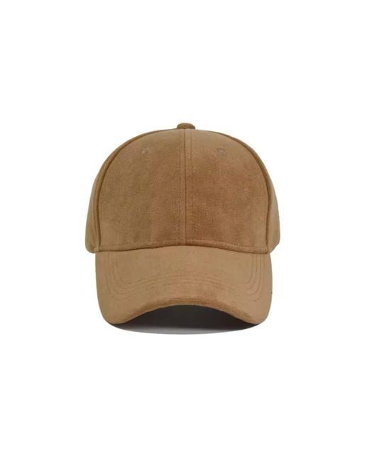 Chanel Joan Elkayam Brown Faux Suede Khaki Cap