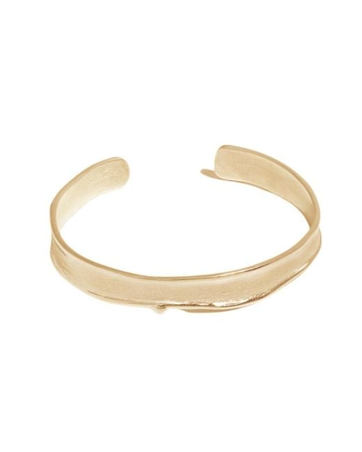 Janus Edinburgh Metallic Quoich Thick Vermeil Bangle