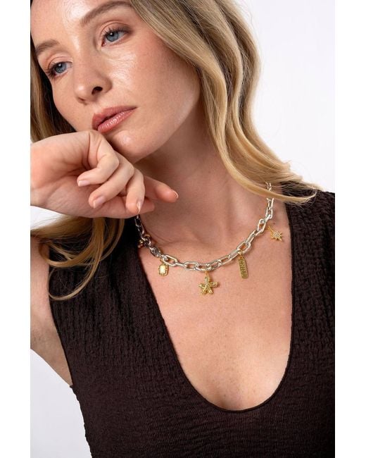 Zynnia Collective Metallic Mod Chain Necklace