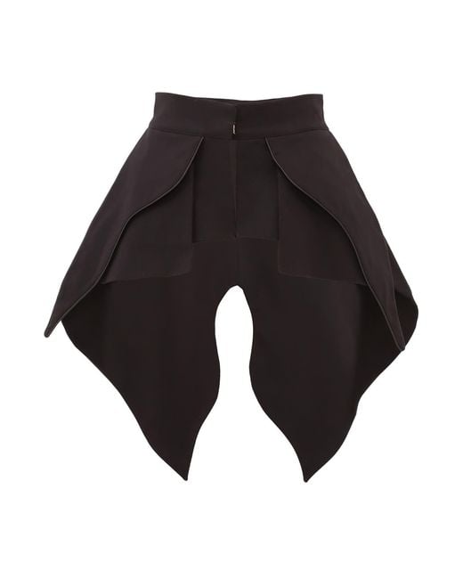 Julia Allert Black Sculpted Peplum Belt