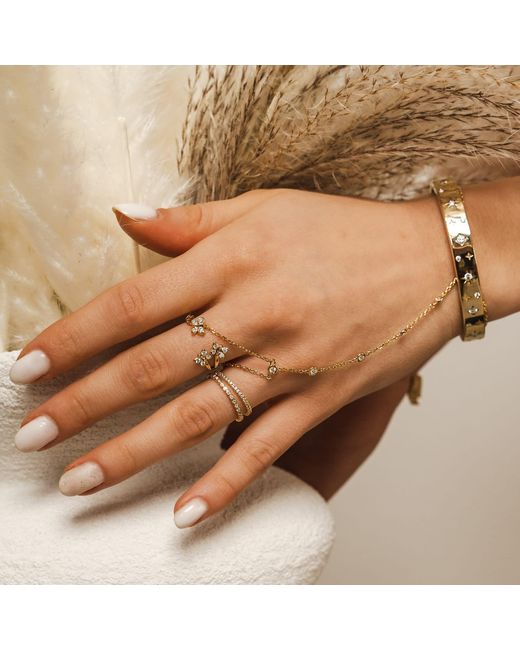 BLOOMTINE | Earth Angel HQ White Enchanting Flutterfly Premium Sterling Butterfly Ring