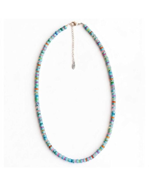 Kris Nations Blue Opal Necklace