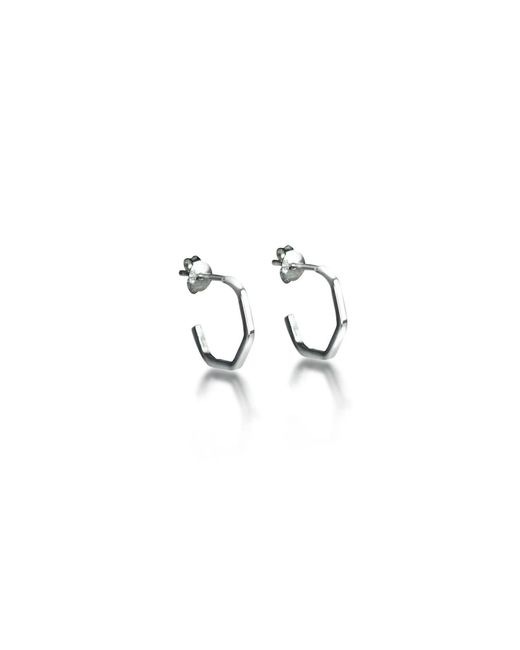 The Jewellery Store London White The Hive Hoops