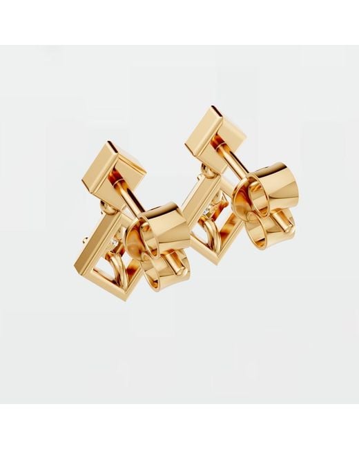 Aya Fine Jewelry Metallic Kite Cut Lab Diamond Geometric Drop Earrings