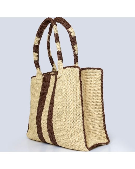 Jurgi Brand Natural Neutrals Riviera Stripe Bag –