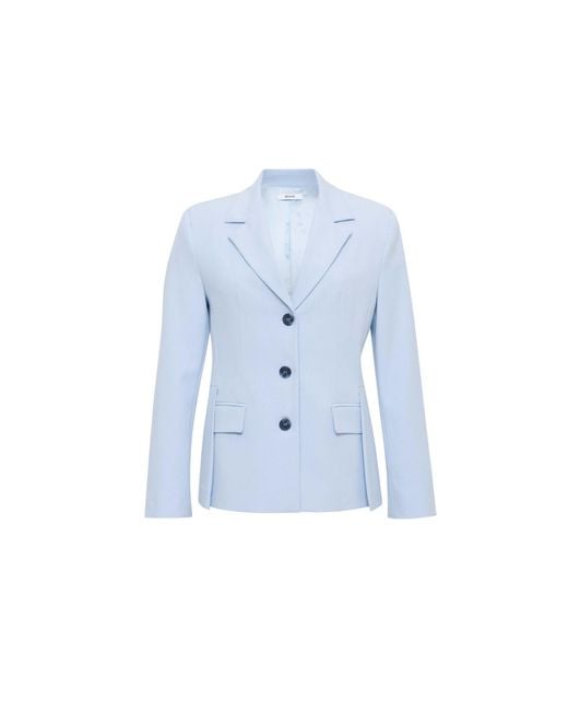 Sélone Blue Aura Overlay Tailored Jacket