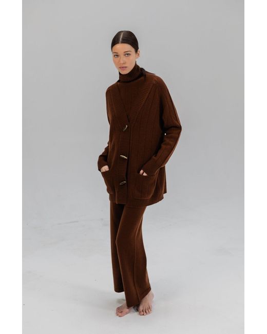 Maison Lointaine Brown Signature Pants Chocolate