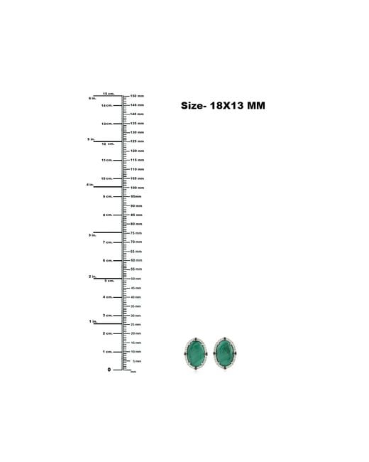 Artisan Green Malachite, Diamond & Diamond Halo Stud Earrings
