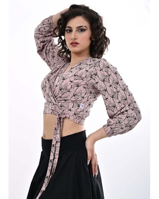 Frock Tales Purple Kenza Wrap Top