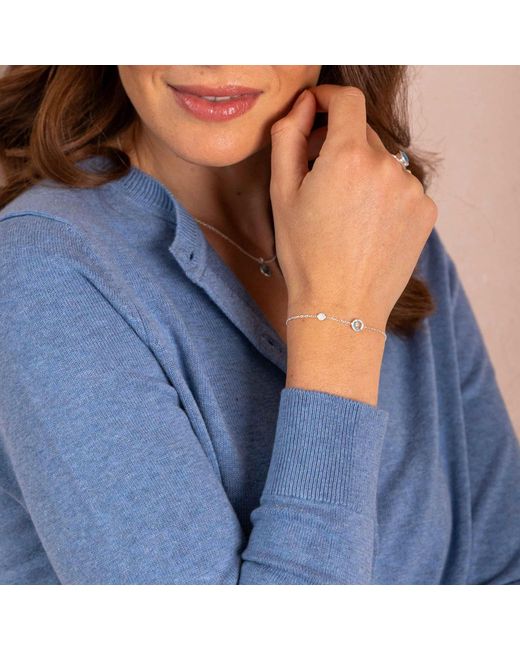 Auree Jewellery Metallic Salina Topaz & Disc Bracelet