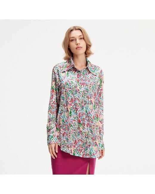 Smart and Joy Multicolor Liberty Print Blouse