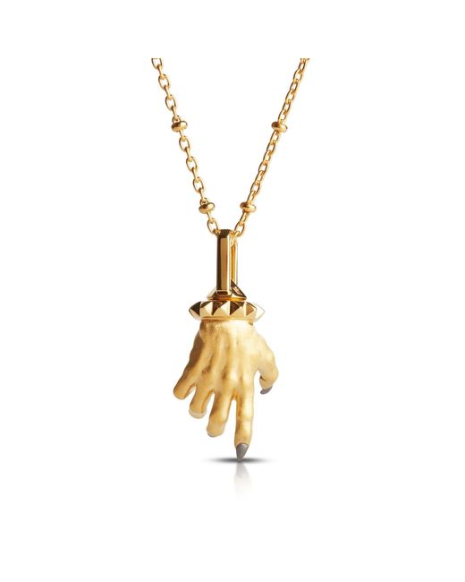 Kasun Metallic Hand Of The Protector Pendant for men