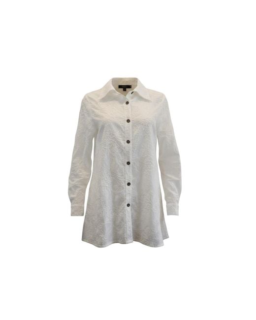 Saniya Khan Gray Cotton Classic Collar Shirt