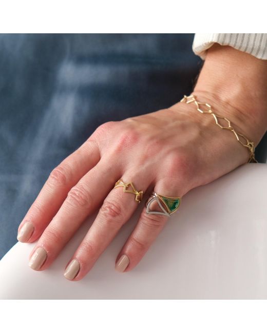 C|Nd|N by Candan Balto Blue Awakening & - Enamel Ring