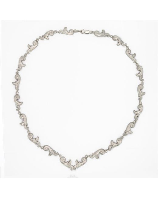 Gabriella Alicia Metallic Acanthus Vita Necklace