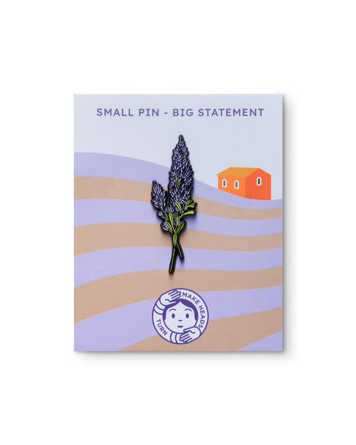 Make Heads Turn Blue Enamel Pin