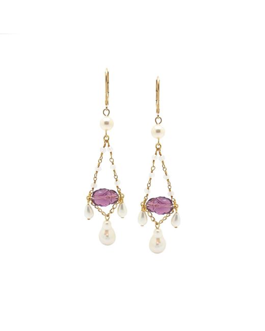 SALOME Metallic Neutrals Sabrina Earrings