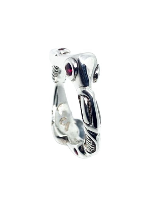 Tg-Jewellery by Tamara Gervasio Blue Organic Matter Ring Ruby