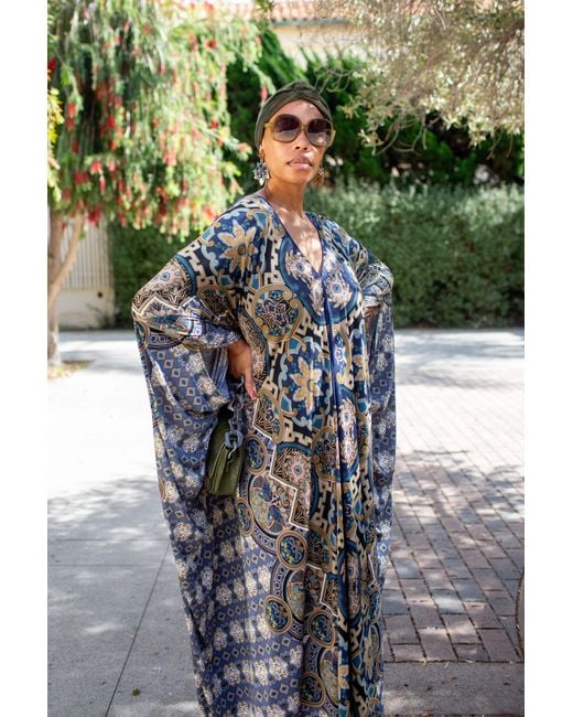 Jennafer Grace Black Persephone Minuit Caftan