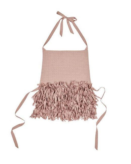 Lo Neel Pink Aza Apron Tank Top