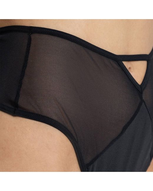 Zelf Intimates Black Stella High Waist Panty Recycled